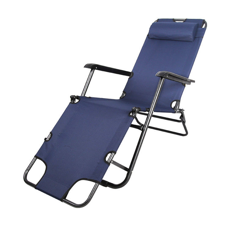 Silla de playa de tumbonas de sol al aire libre portátil y plegable para piscina de campamento en el patio