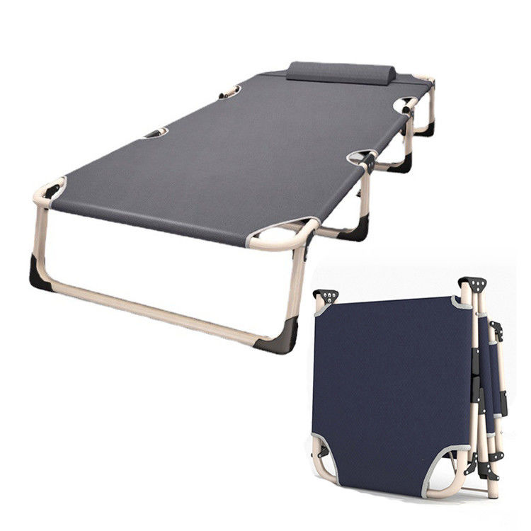 Oficina exterior de hogar cama plegable de campamento cuna para el parque plegable sí cama de playa portátil reclinable