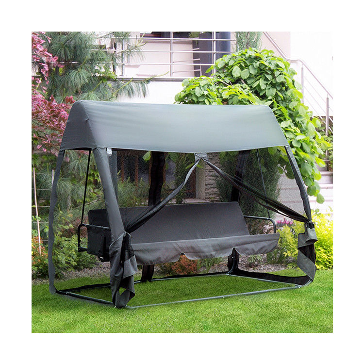 Transforma tu espacio exterior con una silla de oscilación de 3 asientos cama de hamaca de AJUNION