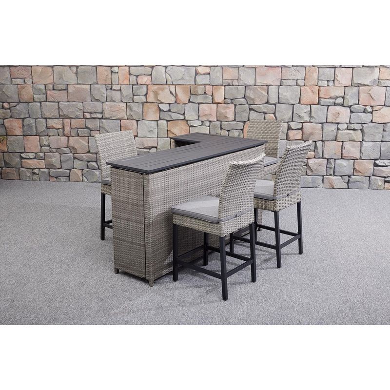 Sillón de bar y tabla para muebles de comedor modernos