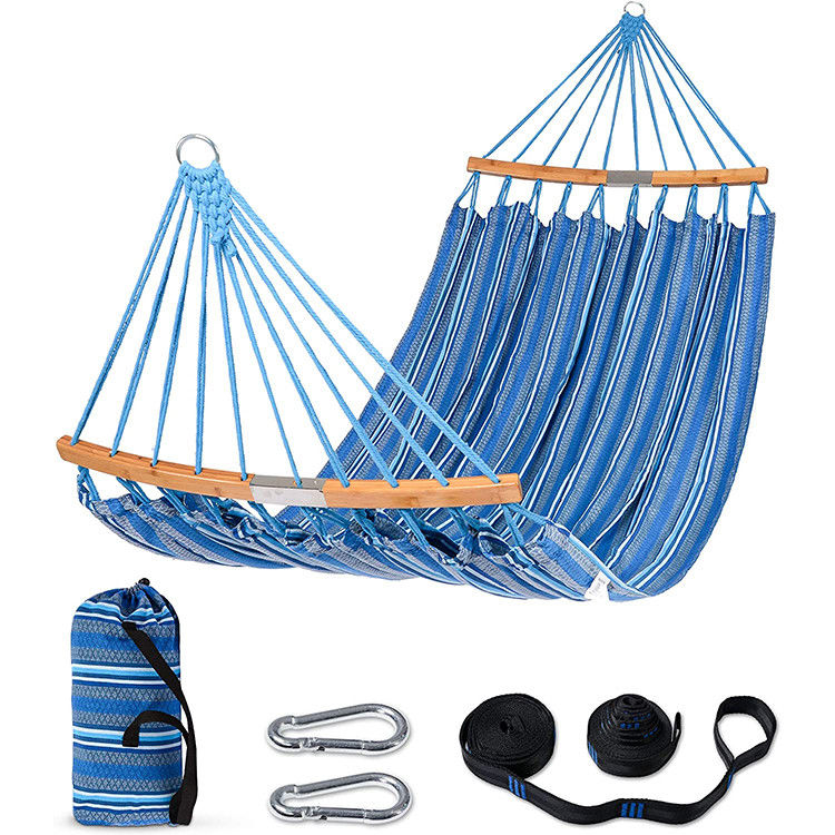 Villa al aire libre Jardín interior Acampada portátil Plegable Ultraligero Cotton Swing Colgante cama de hamaca