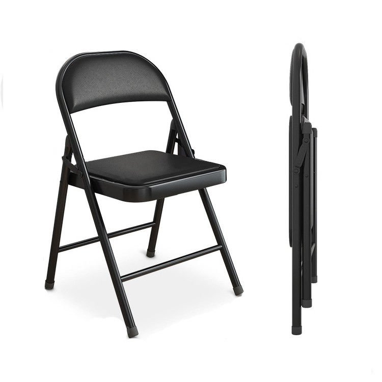 Silla plegable para bodas al aire libre Silla de vinilo apilada Pliante para eventos al aire libre