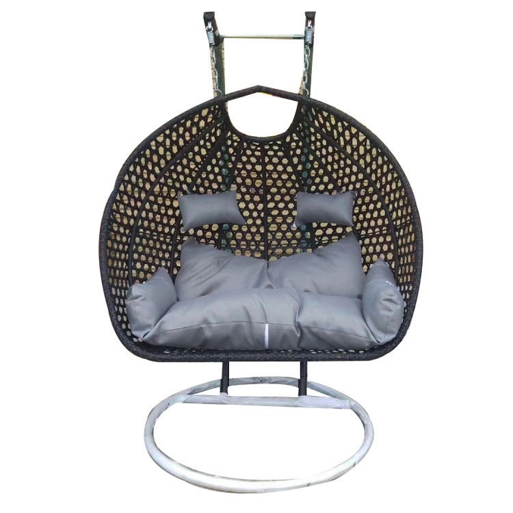 Silla de balancín de huevo colgante para balcón exterior interior