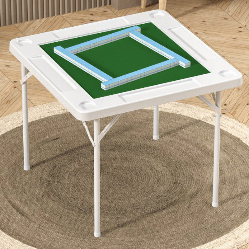 Logotipo personalizable Tabla de Mahjong de cartas de póquer para 4 jugadores para actividades al aire libre e interior